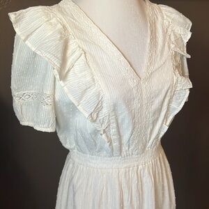 Lauren Conrad Cotton Ruffle Dress